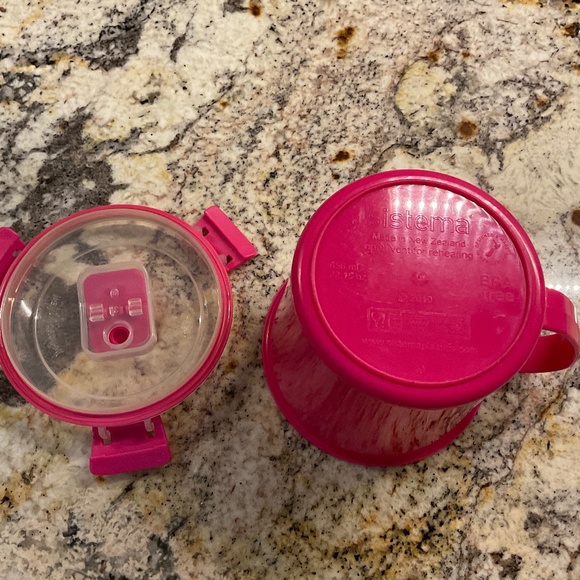Sistema Pink Handled Microwave Mug - Picture 6 of 7